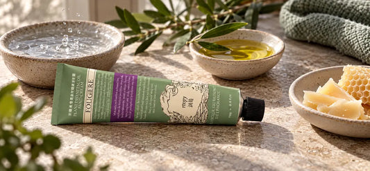 ROOPY hand cream with botanical and moisturizing ingredient textures