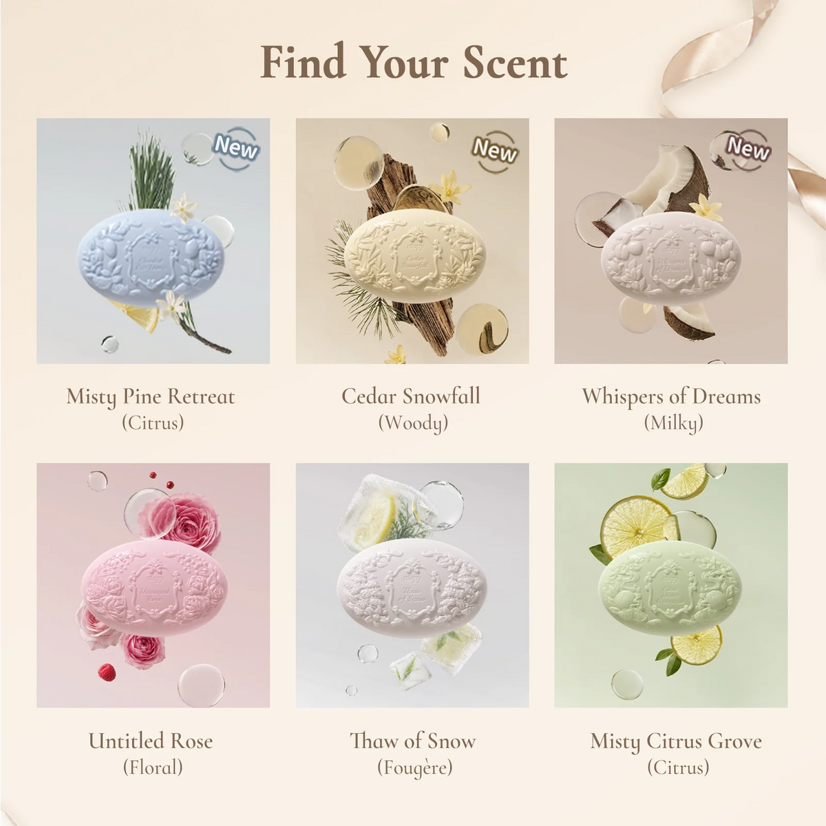 ROOPY travel-size fragrance bar soap