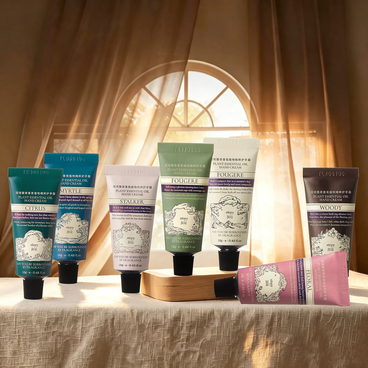 ROOPY 7-Piece Mini Fragrance Hand Cream Gift Set
