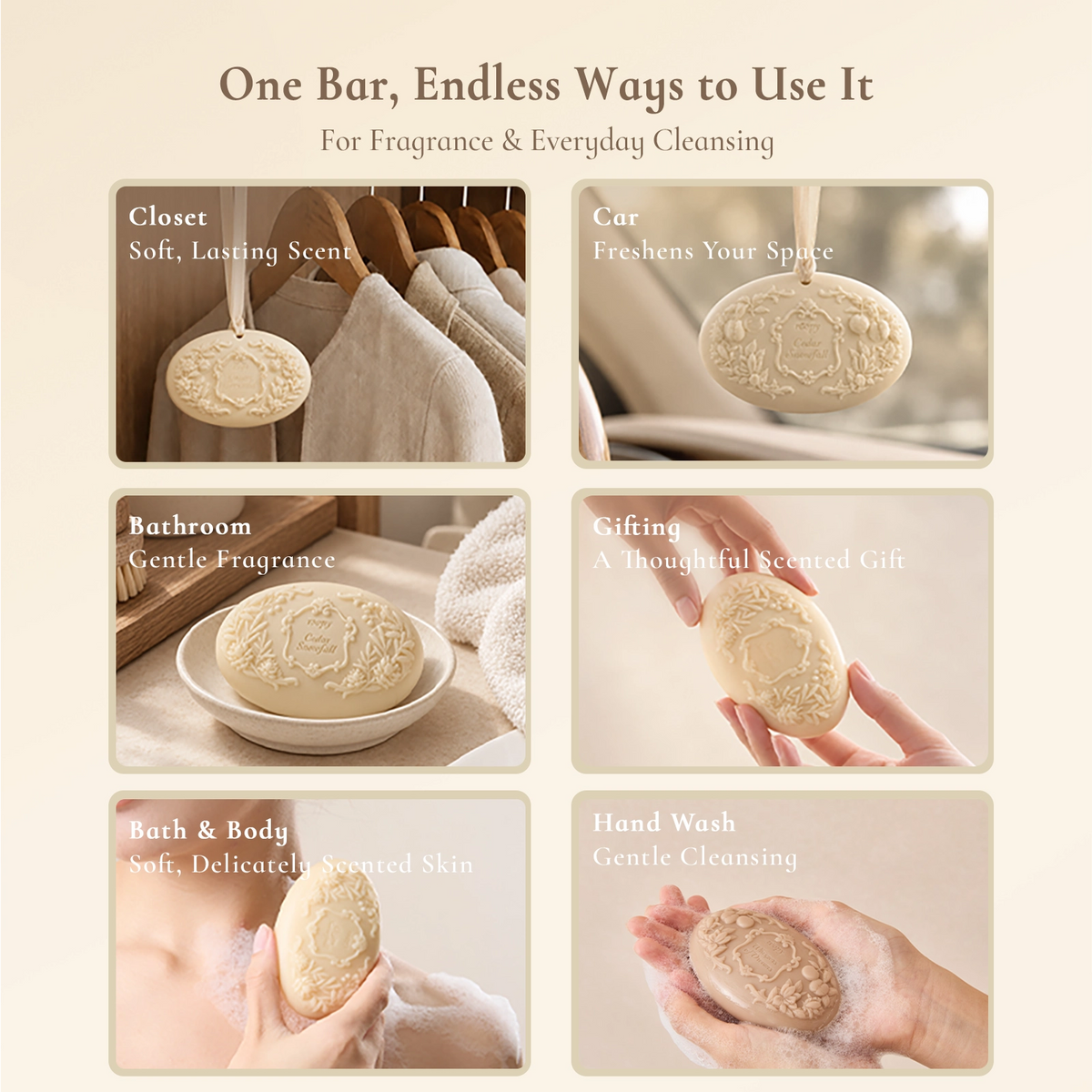 How to use ROOPY botanical fragrance bar soap