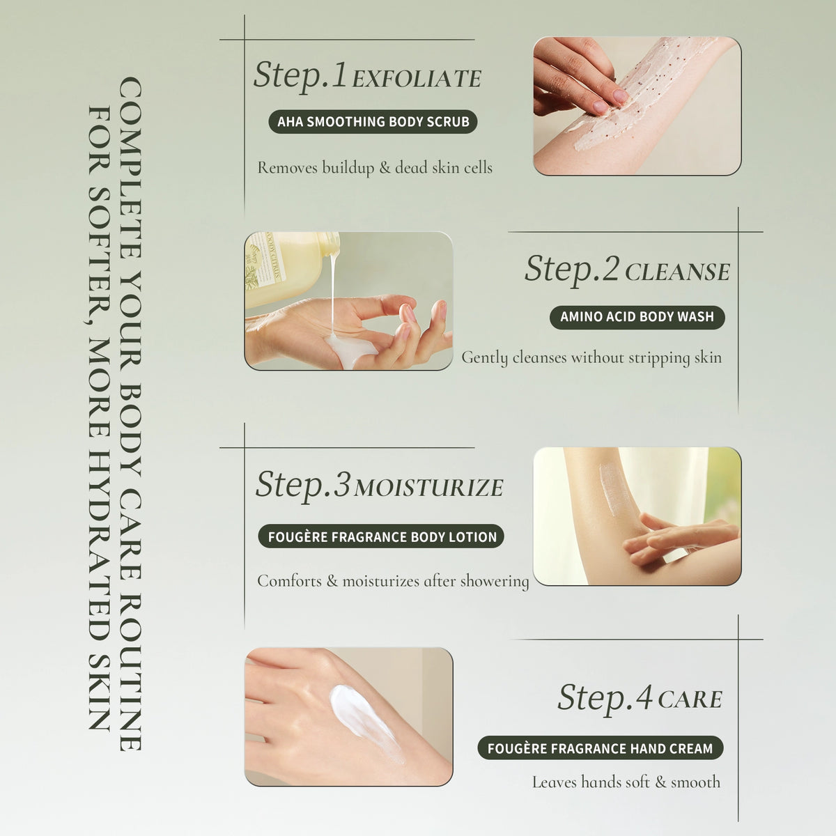 How to use ROOPY fragrance body wash