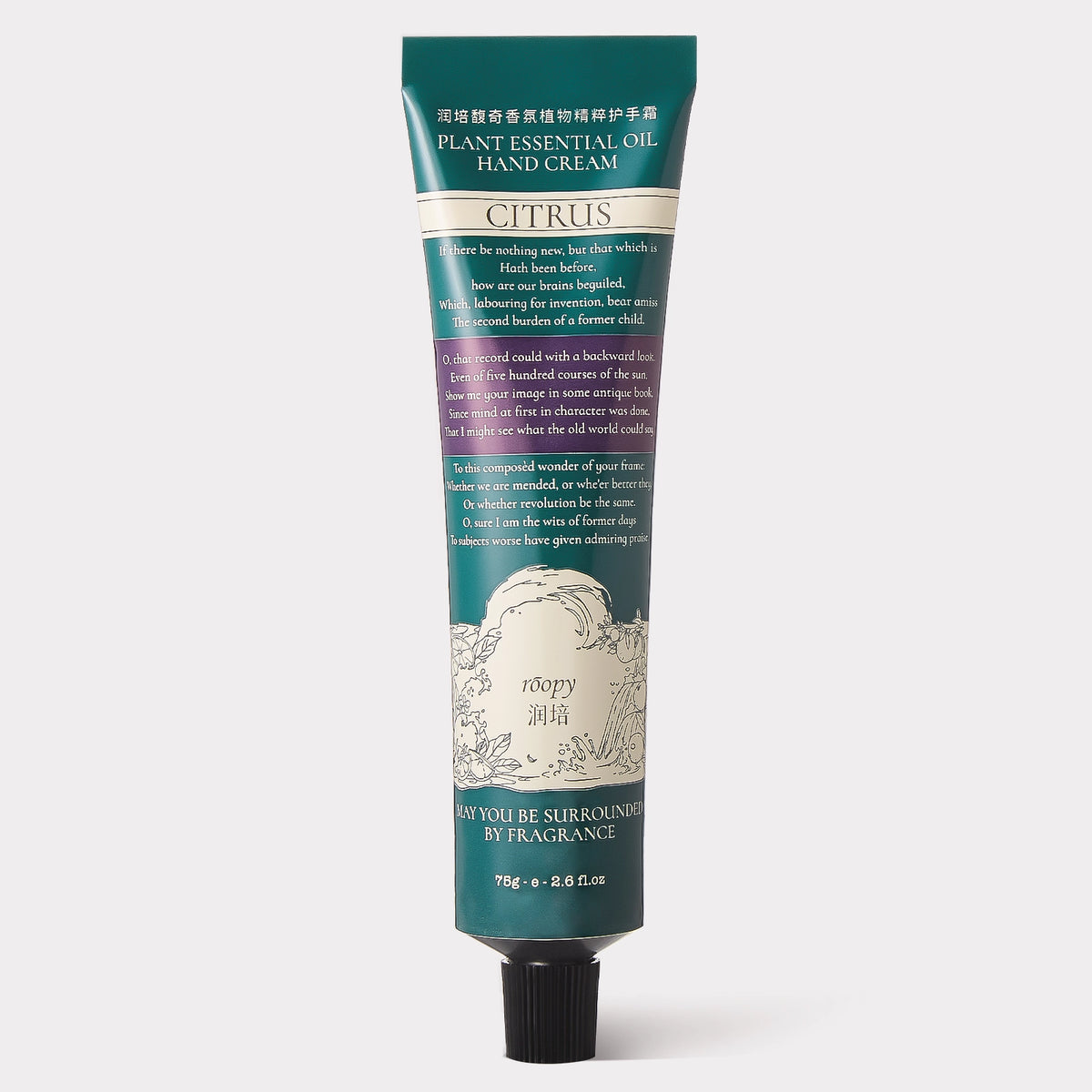 Verdant Citrus Hand Cream 75 g by ROOPY