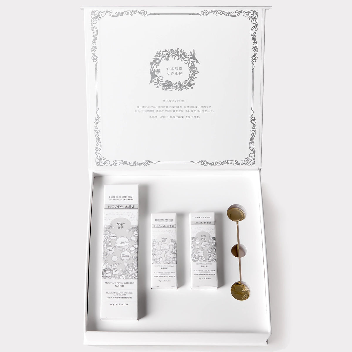 ROOPY Anti-Wrinkle Fragrance Hand Cream Gift Set
