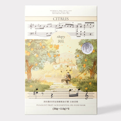 Citrus at Dawn AHA Hand Mask 3-Pack by ROOPY