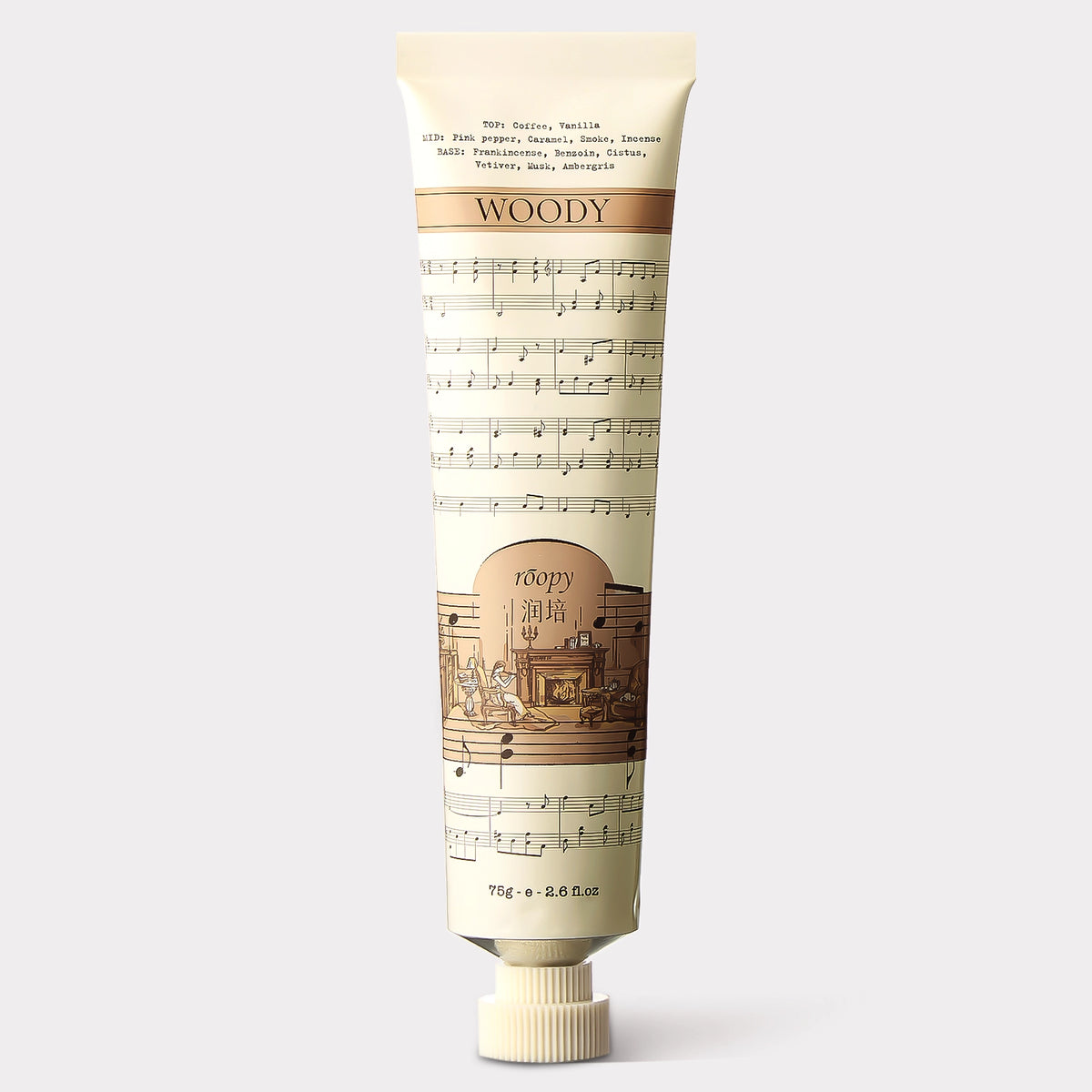 Quiet Woods woody hand cream 75 g by ROOPY