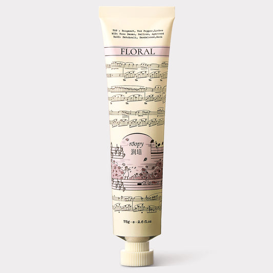 Roses in the Mist rose hand cream 75 g by ROOPY