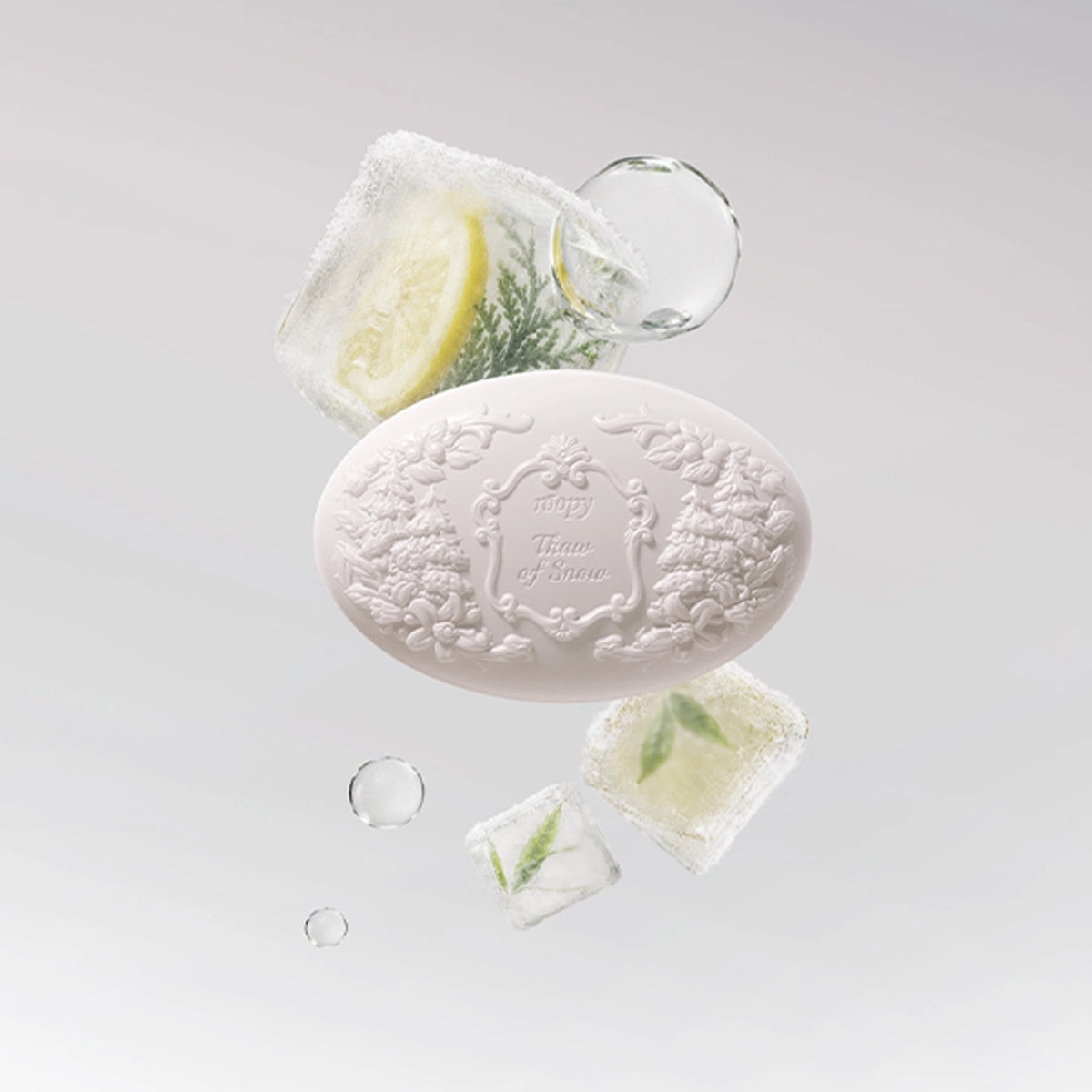 Thaw of Snow Fragrance Bar Soap 30 g by ROOPY