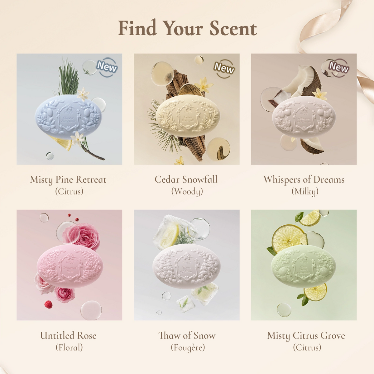 ROOPY travel-size fragrance bar soap