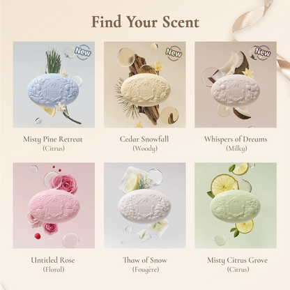ROOPY travel-size fragrance bar soap