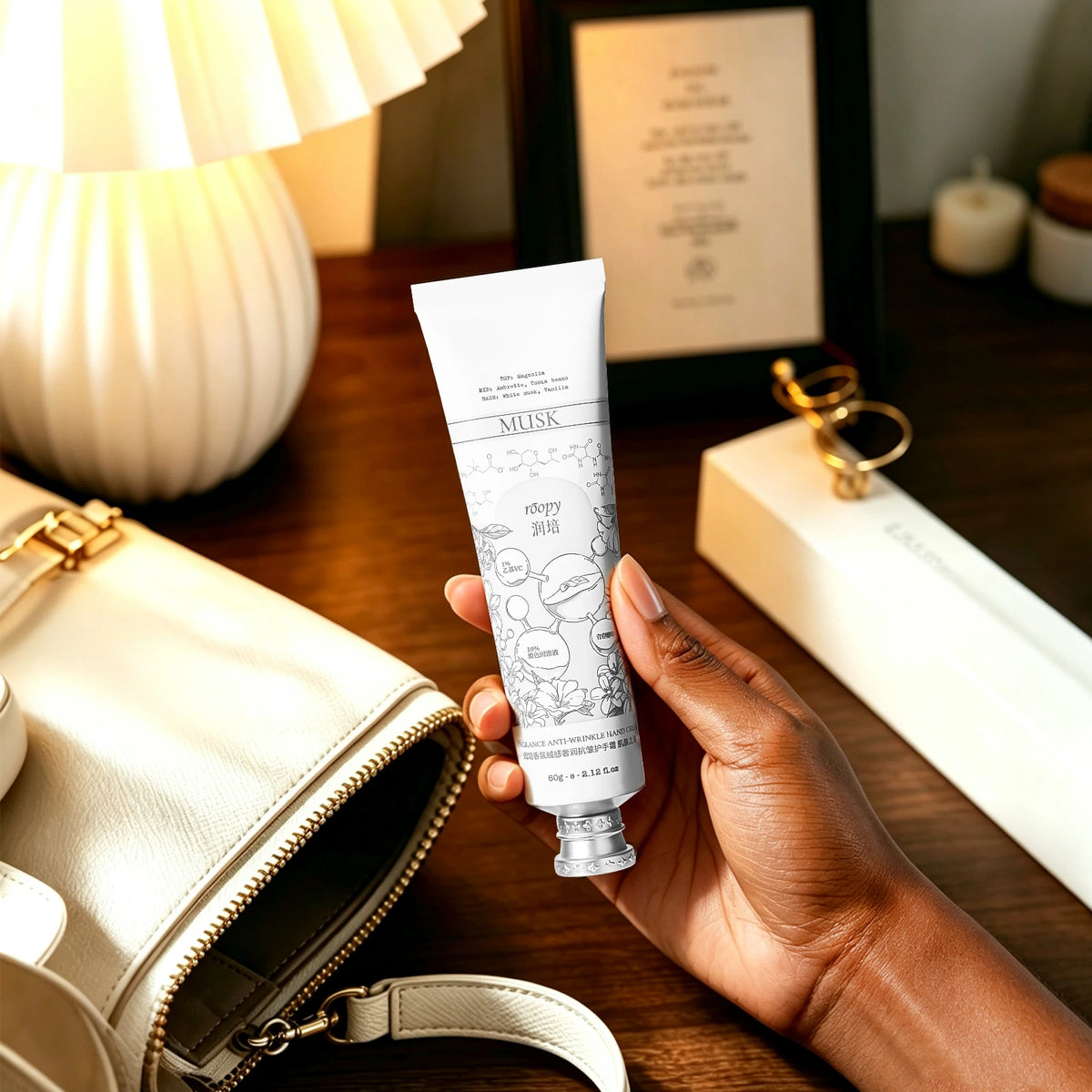 ROOPY anti-wrinkle hand cream for travel and daily carry