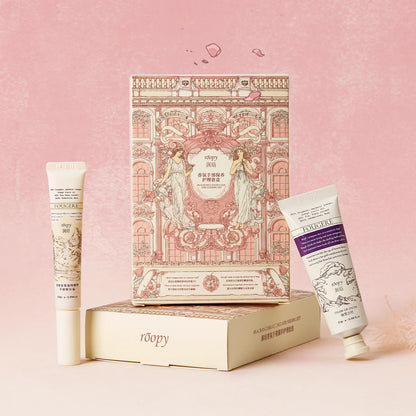 Twilight World Hand Cream and Berries’ Whispers Hand Oil Set packaging