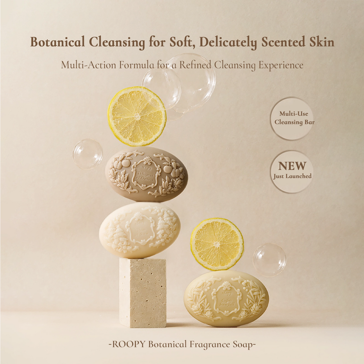 ROOPY botanical fragrance bar soap